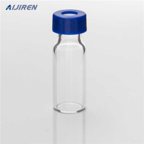 glass crimp cap vial graduated write-on patch